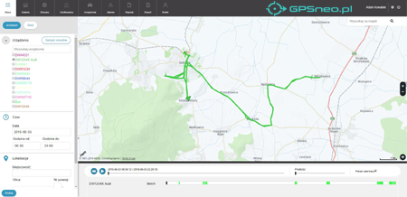 GPSneo.pl - dostęp do historii przejazdów